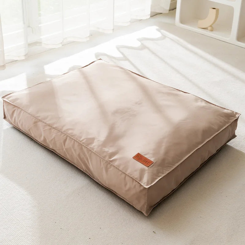 Cama Cuadrada Impermeable para Perros Pequeños y Medianos
