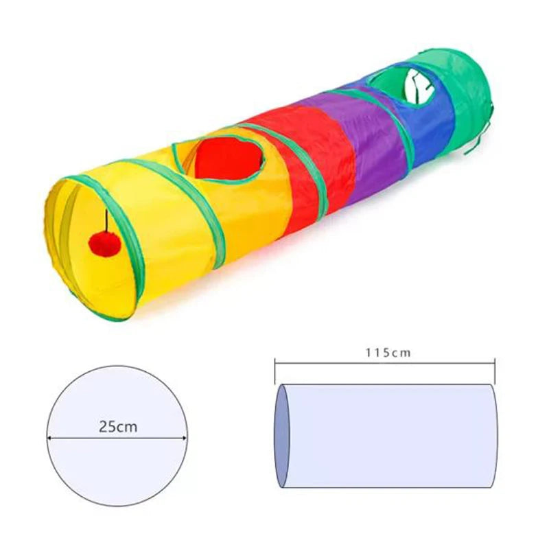 Túnel de Juegos Plegable para Gatos y Mascotas