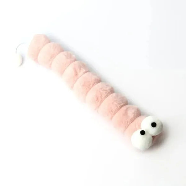 Juguete Oruga de Peluche con Catnip para Gatos