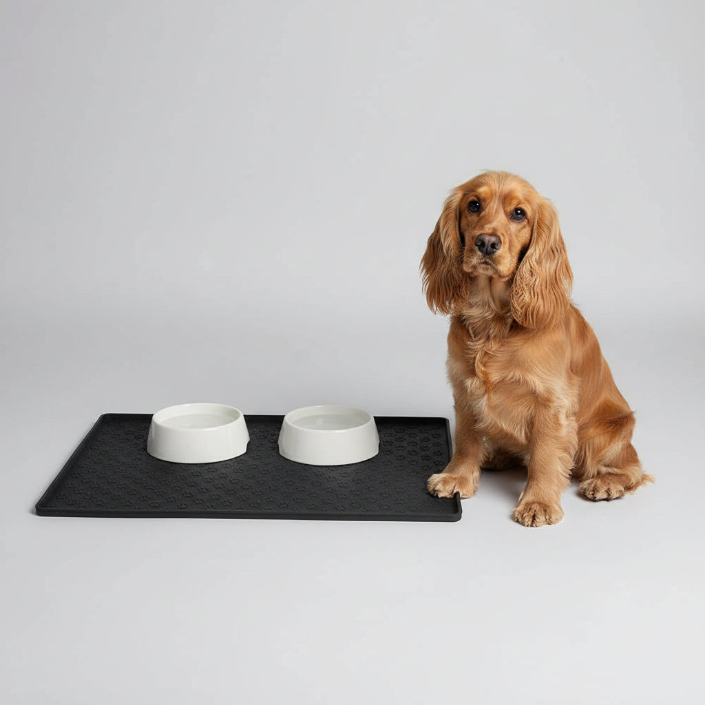 Alfombrilla de Silicona Impermeable para Perros y Gatos