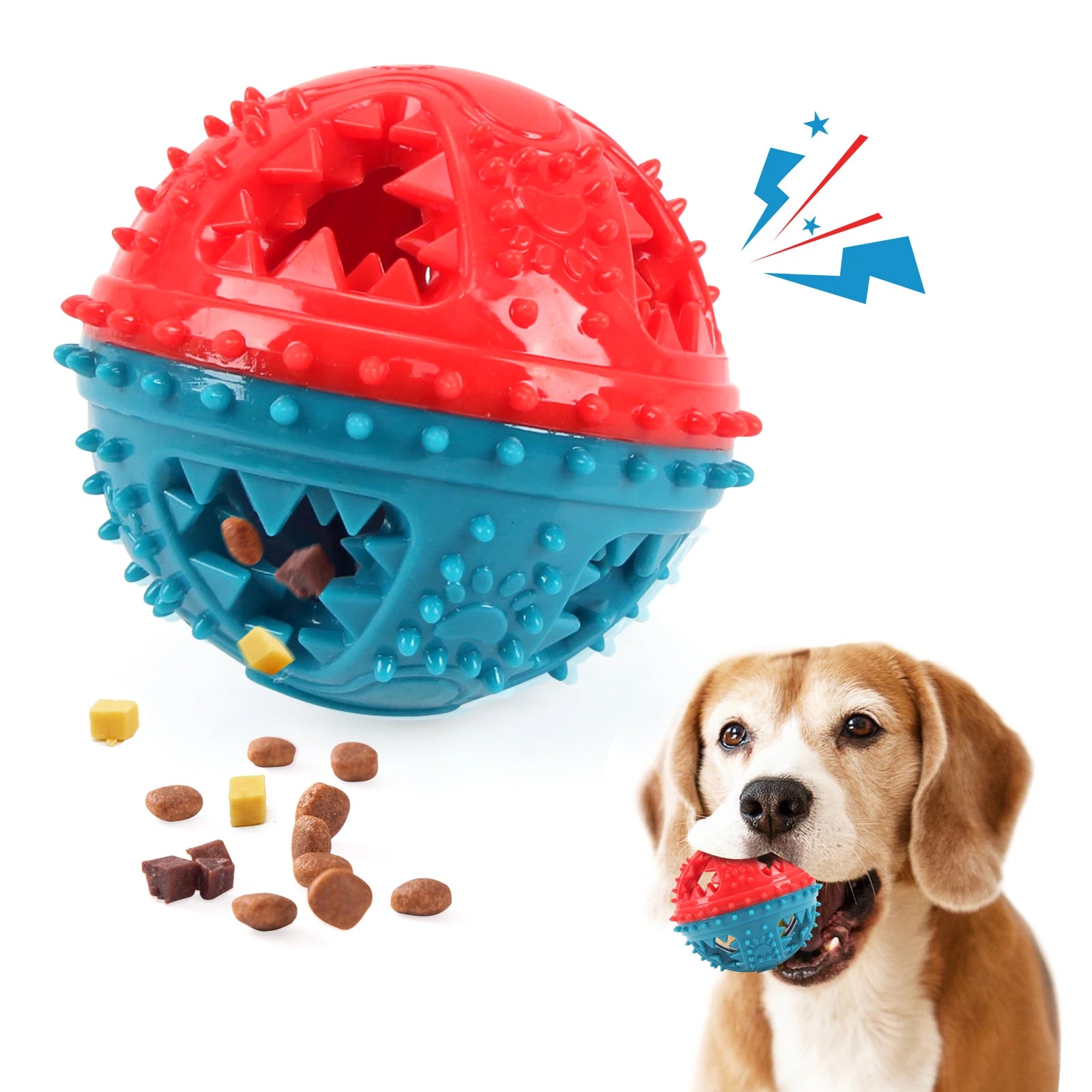 Pelota de Juguete con Sonido y Dispensador de Premios para Perros