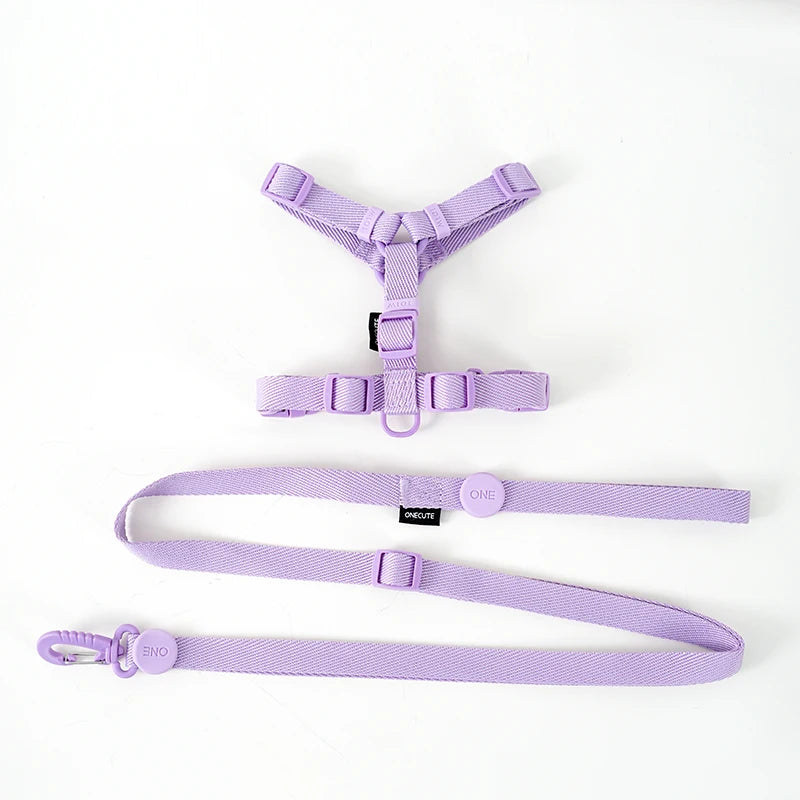Set de Arnés, Collar y Correa Ajustable para Perro Pequeño