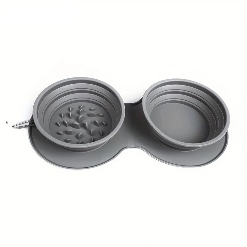 Comedero Plegable de Silicona para Perros y Gatos
