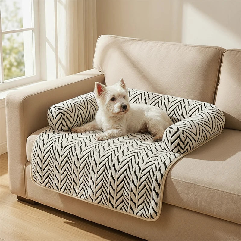 Coussin pour chiens et chats avec rebords surélevés