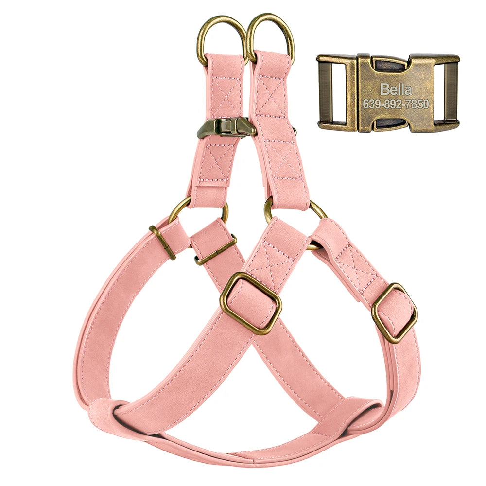 Arnés de Cuero Premium Personalizado - Colección Soft Claros