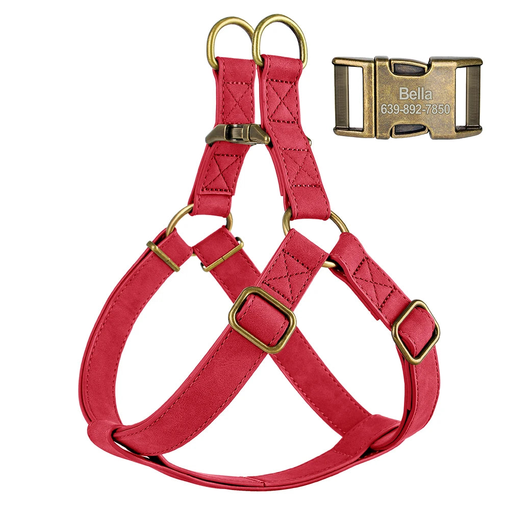 Arnés de Cuero Premium Personalizado - Colección Essential Oscuros