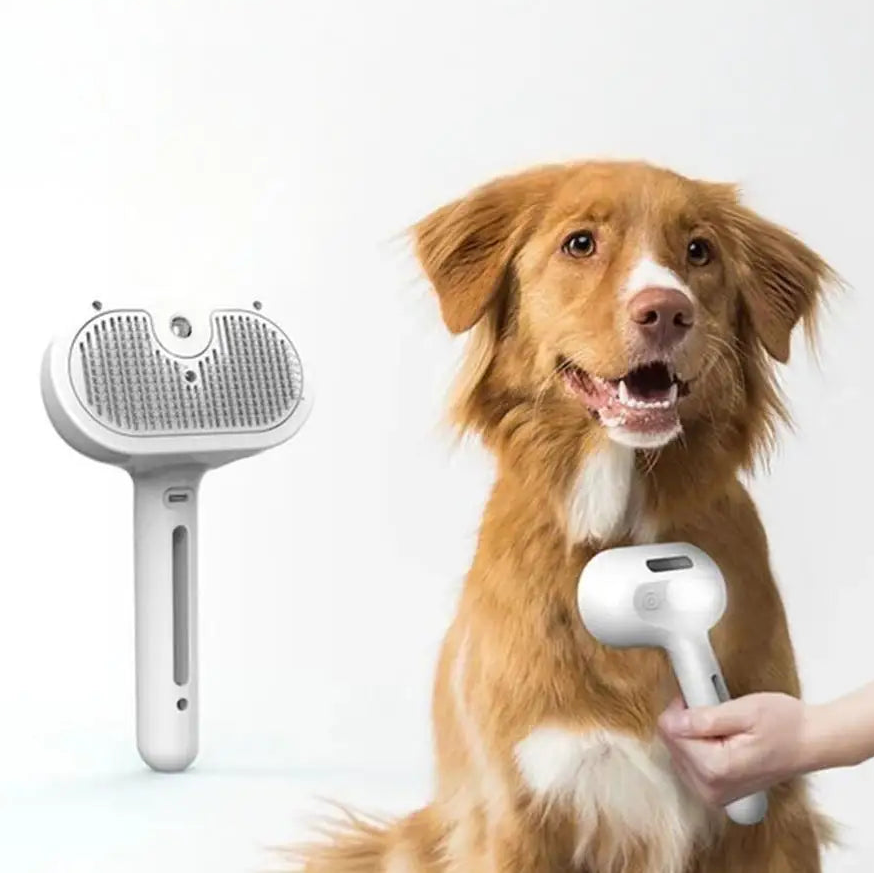 Cepillo de Vapor para el Aseo de Perros y Gatos