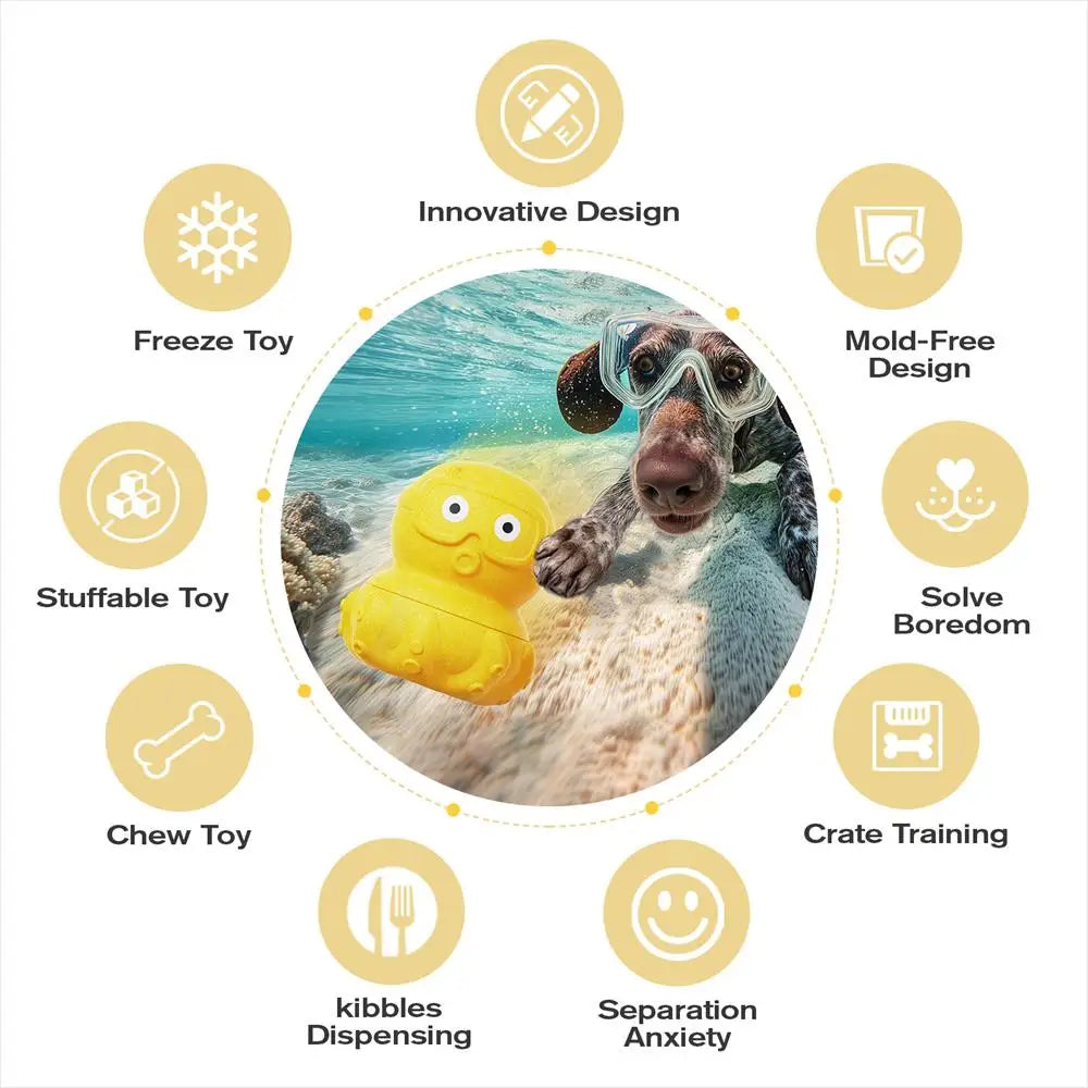 Juguete Masticable Indestructible – El Reto Mental para Perros Activos