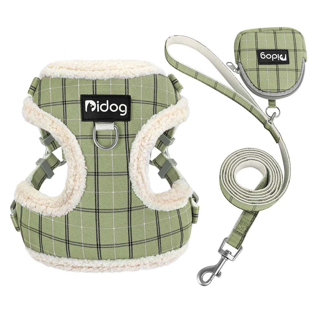 Set de Paseo Térmico 3 en 1: Arnés, Correa y Mochila Porta-bolsas