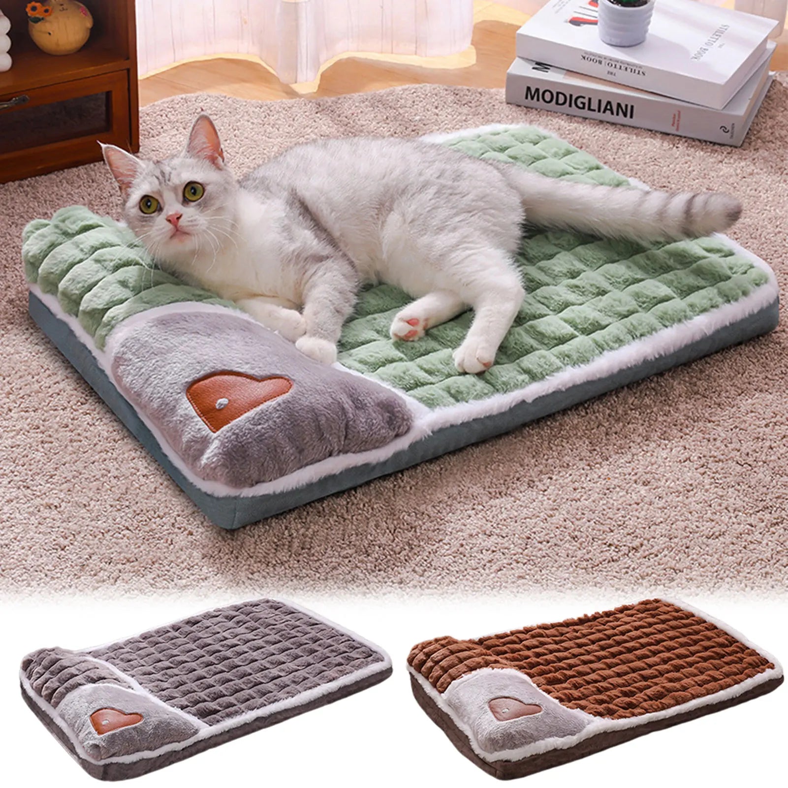 Cama Gruesa de Invierno para Perros Ultra Suave