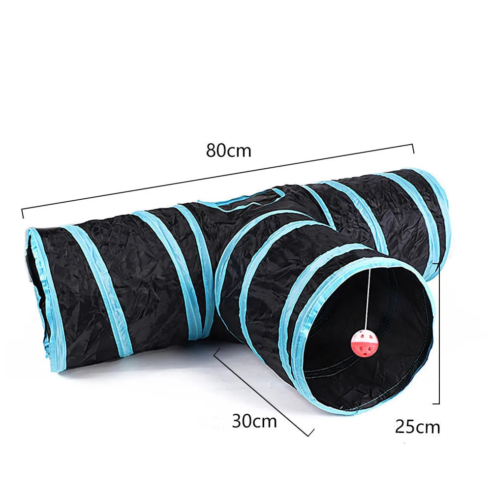 Túnel de Juegos Plegable para Gatos y Cachorros
