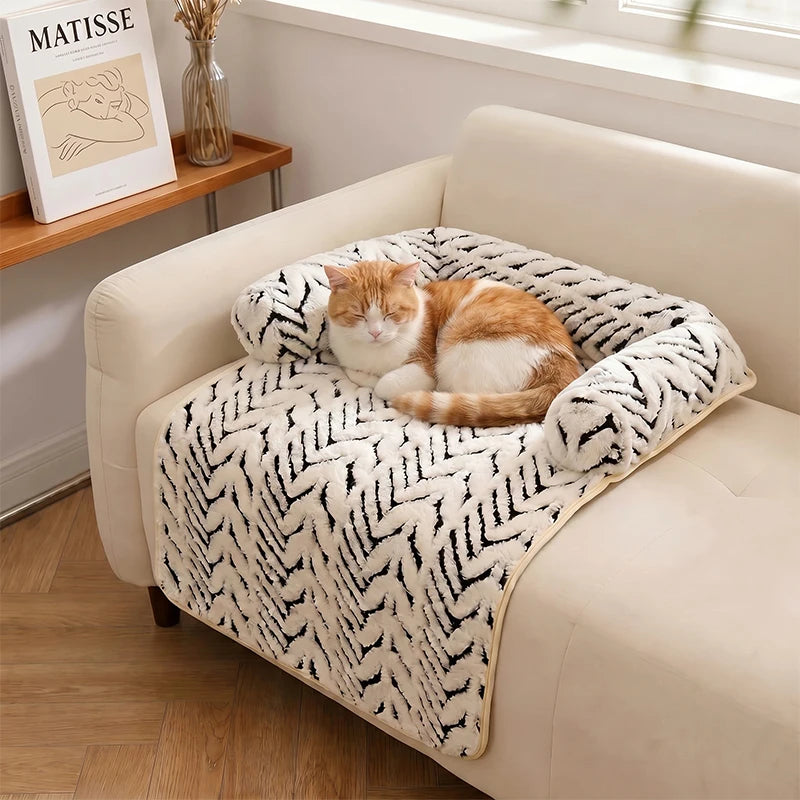 Coussin pour chiens et chats avec rebords surélevés