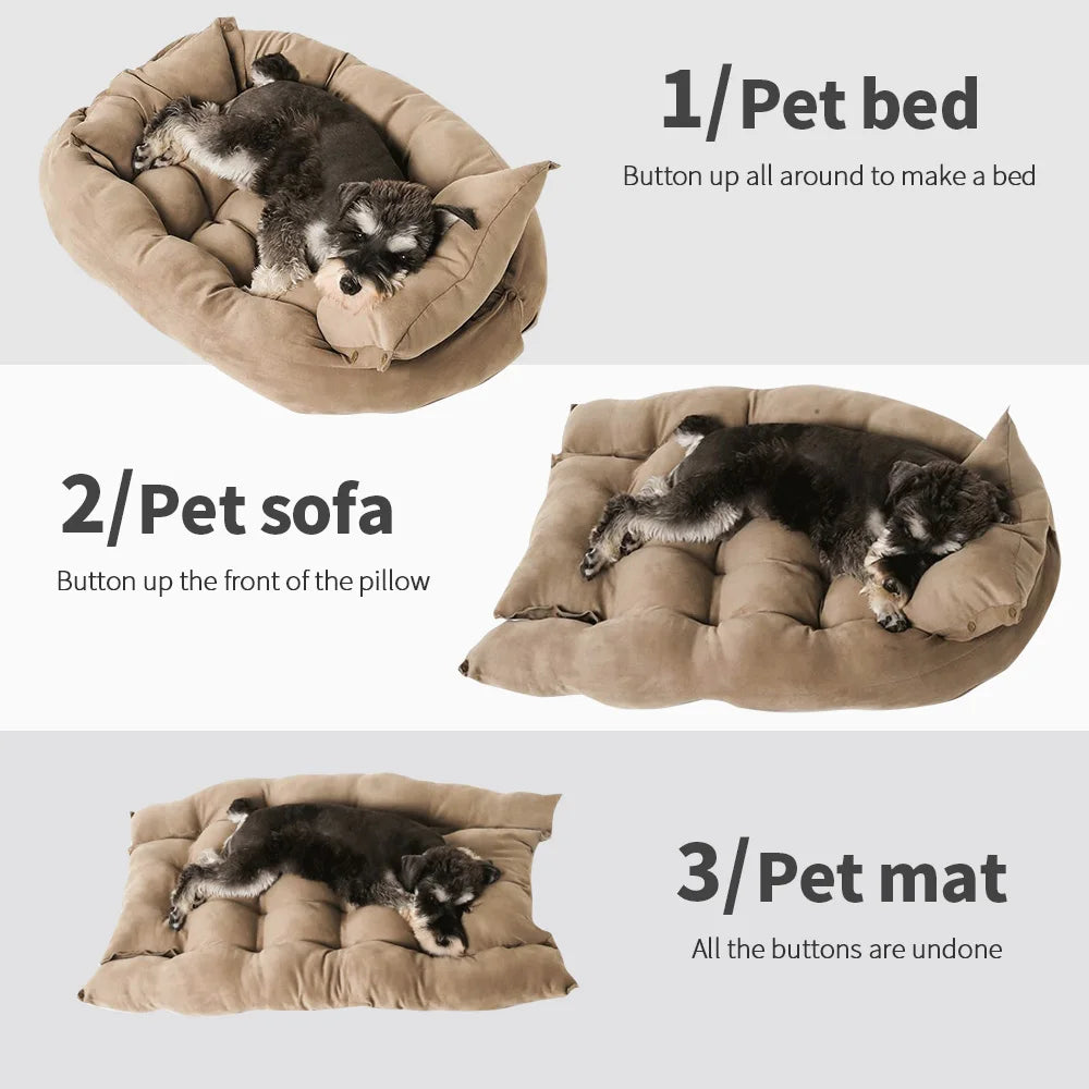 Cama Sofá Cálida de Invierno para Perros