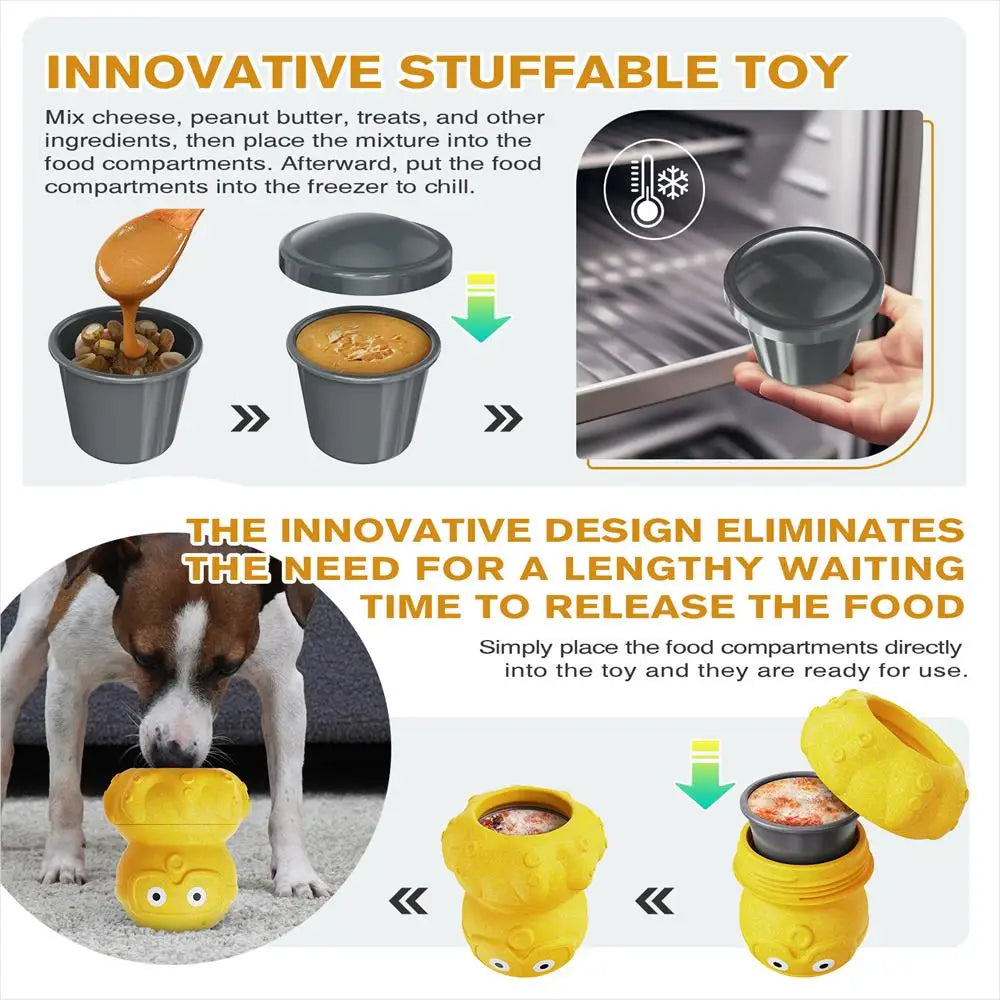 Juguete Masticable Indestructible – El Reto Mental para Perros Activos