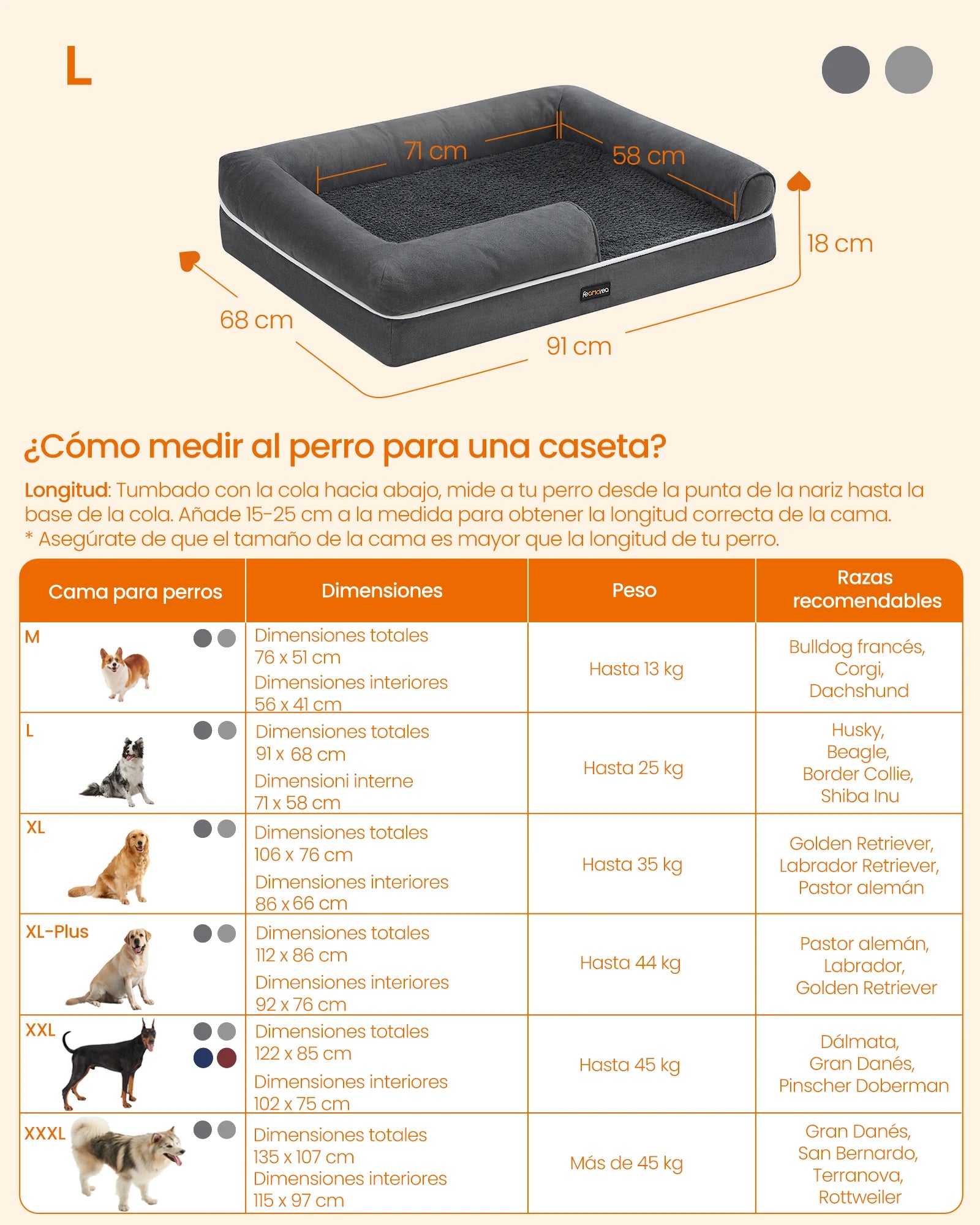 Cama Ortopédica con Bordes Elevados: El Sofá de Lujo para tu Mascota