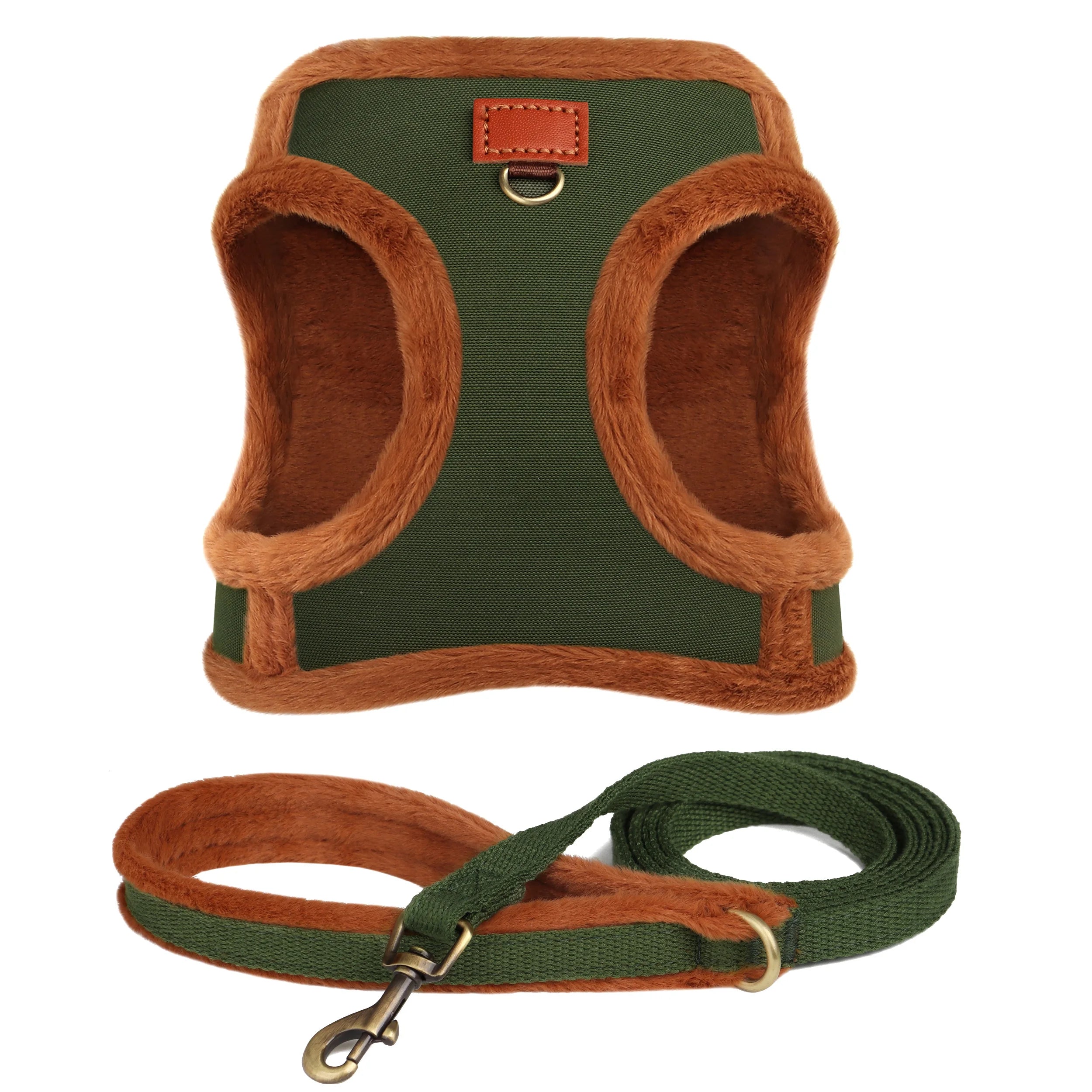 Set de Paseo Térmico Triple Capa: Arnés Acolchado y Correa de Alta Resistencia