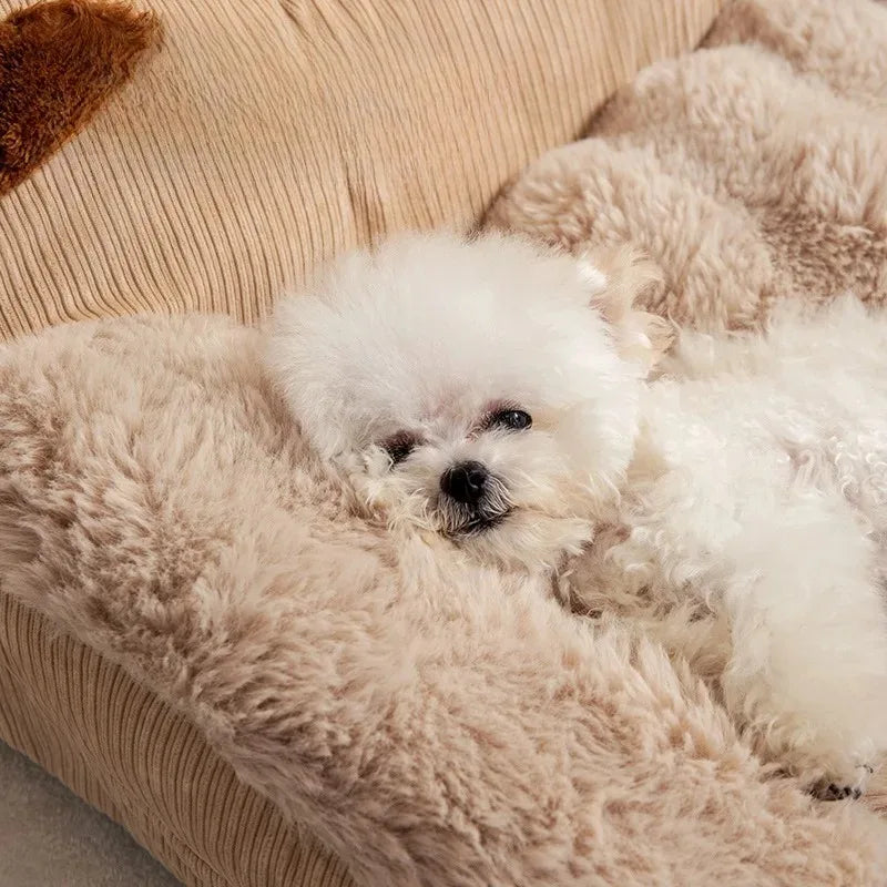 Dog Bed Basket for Medium and Large Dogs - Soft