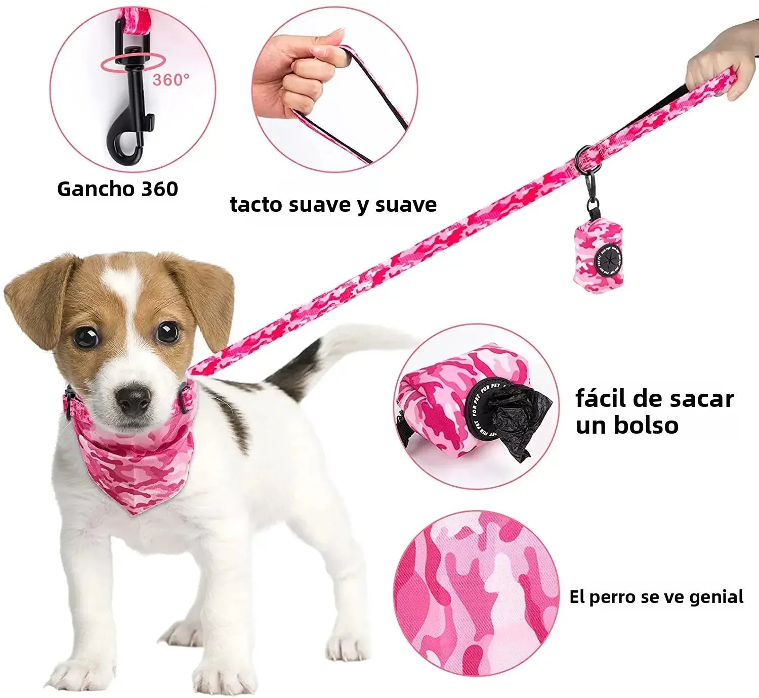 Set de Árnes Paseo 6 en 1: Estampado de Camuflaje y Resistencia Táctica