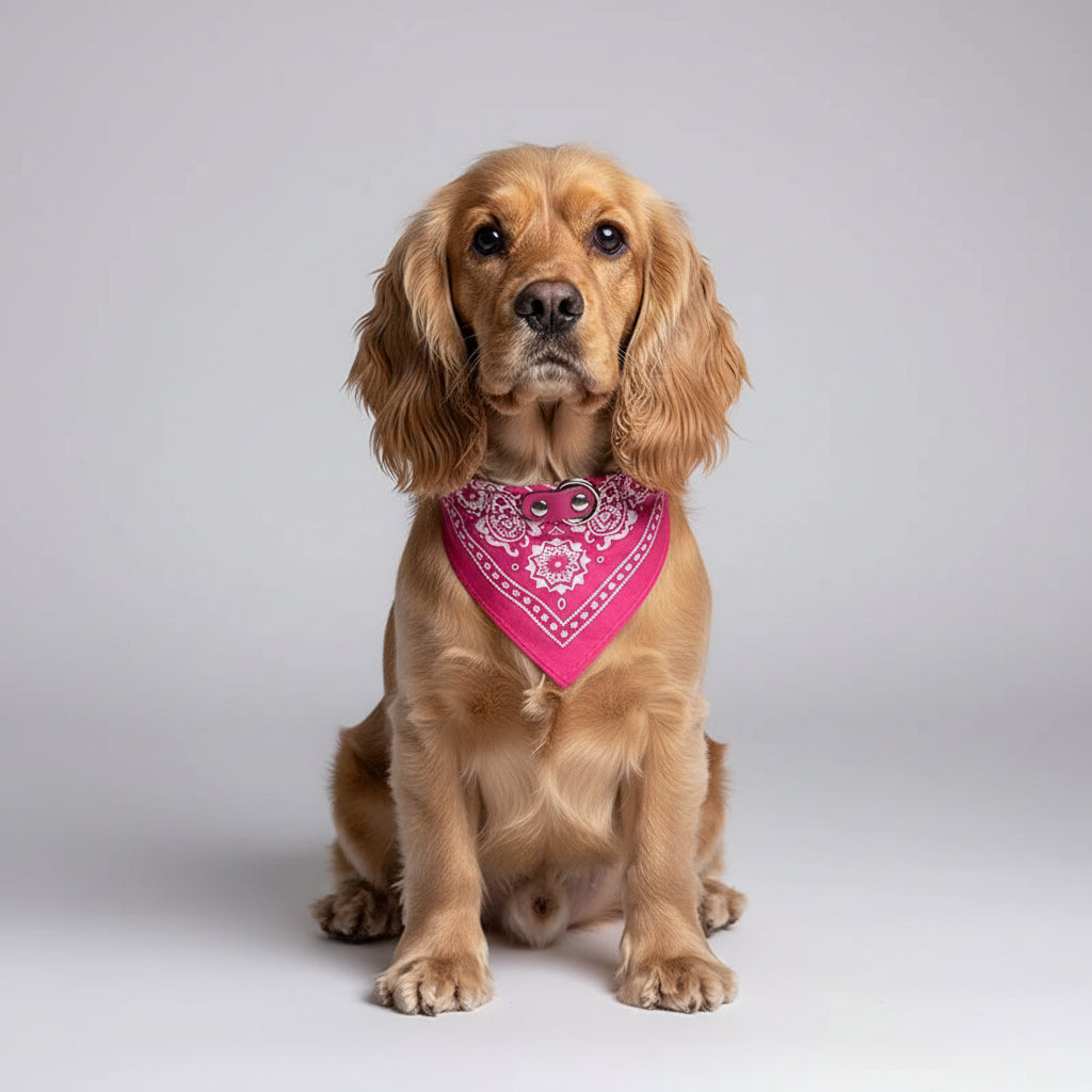 Collar Ajustable con Pañuelo para Perros y Gatos