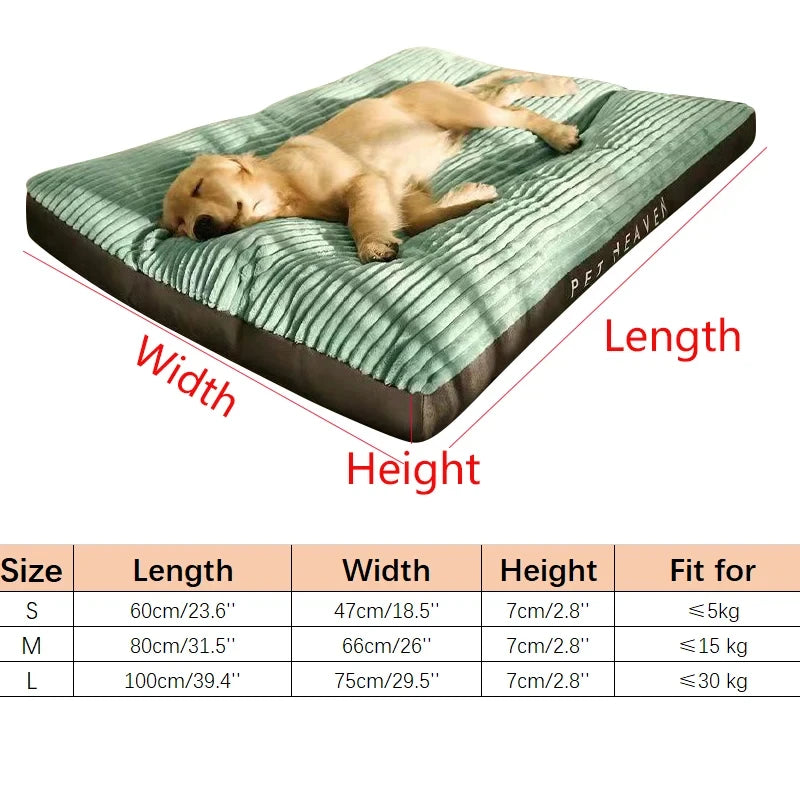 Cama Grande de Pana Suave para Perros