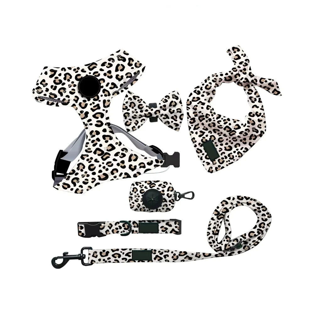 Set de Árnes Paseo 6 en 1: Estampado de Leopardo y Máxima Elegancia