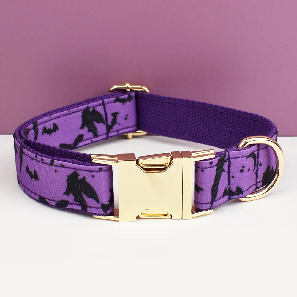 Set de Collar, Arnés y Correa con Placa Grabada Personalizada