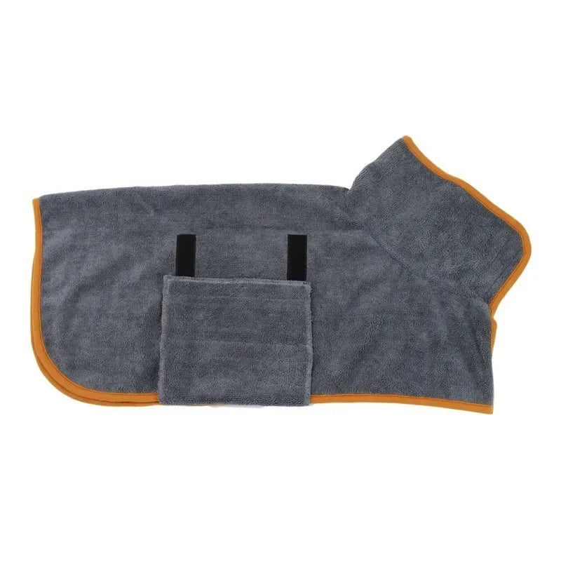 Absorbent Pet Bathrobe Quick Drying Dog Towel for Large & Small Dogs Cat Bathrobe Clean Pet Supplies