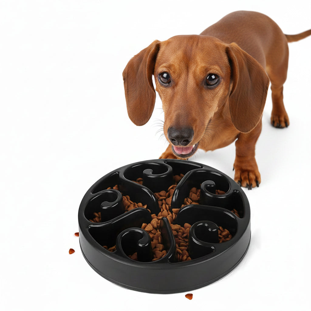 Comedero Antivoraz para Perros Grandes, Medianos y Pequeños