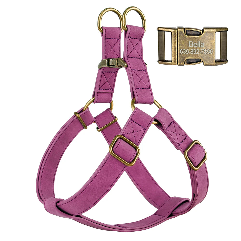 Arnés de Cuero Premium Personalizado - Colección Soft Claros