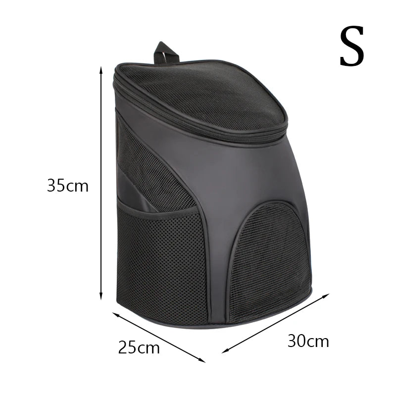 Mochila Transportadora de Malla Transpirable para Mascotas