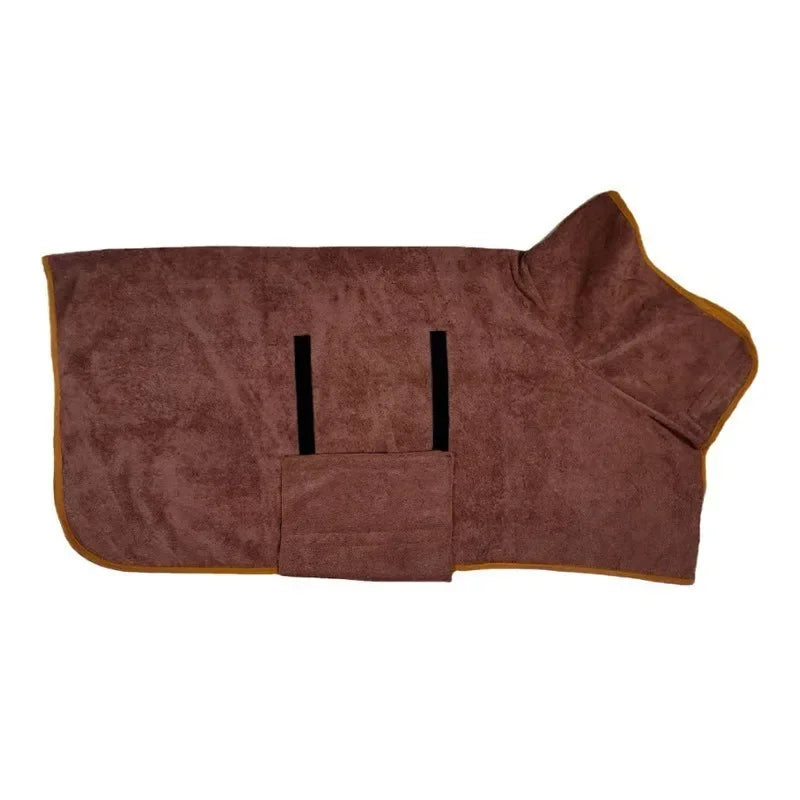 Absorbent Pet Bathrobe Quick Drying Dog Towel for Large & Small Dogs Cat Bathrobe Clean Pet Supplies