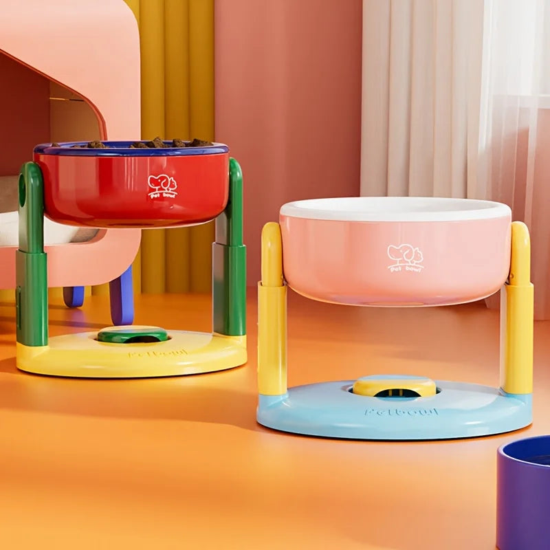 Comedero Elevado Ajustable Antideslizante para Perros – Ergonómico, Seguro y Práctico