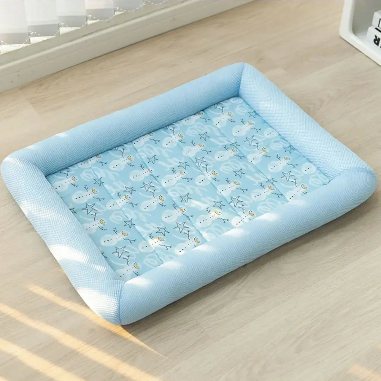 Cama Refrescante Cuadrada Lavable para Perros