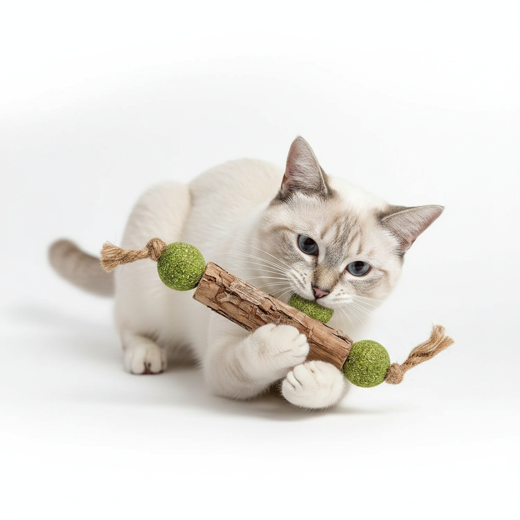Palo Dental de Catnip y Matatabi para Gatos