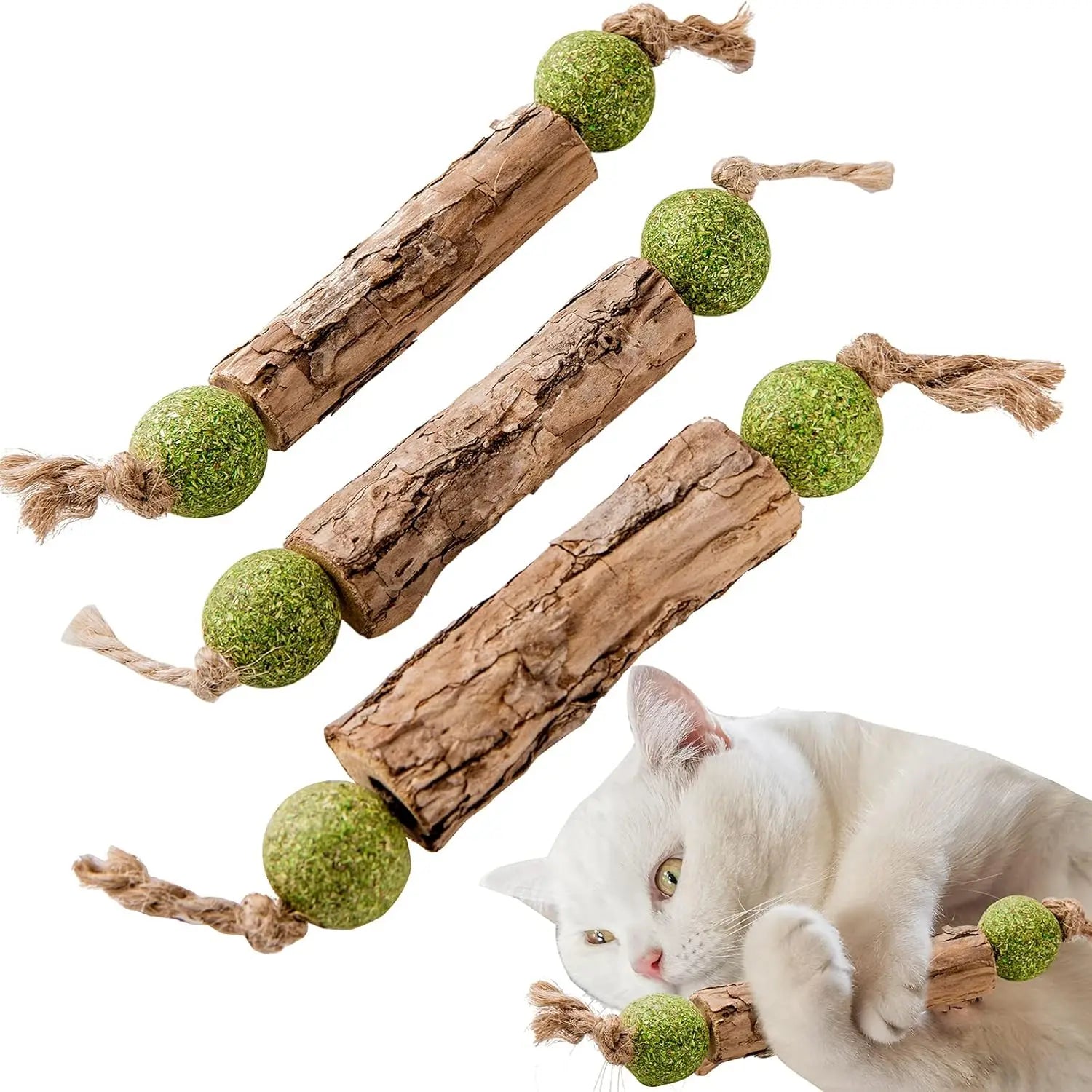 Palo Dental de Catnip y Matatabi para Gatos
