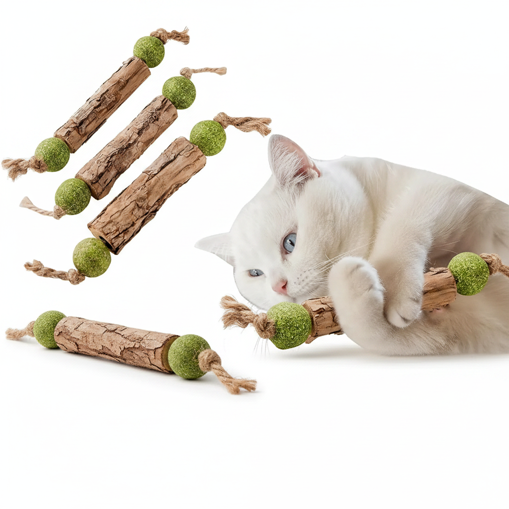 Palo Dental de Catnip y Matatabi para Gatos