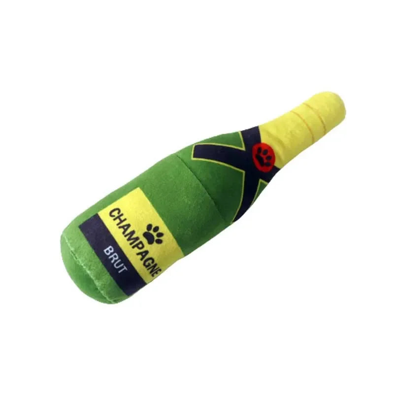 Juguete de Peluche Premium: Diseño de Champagne para tu Perro