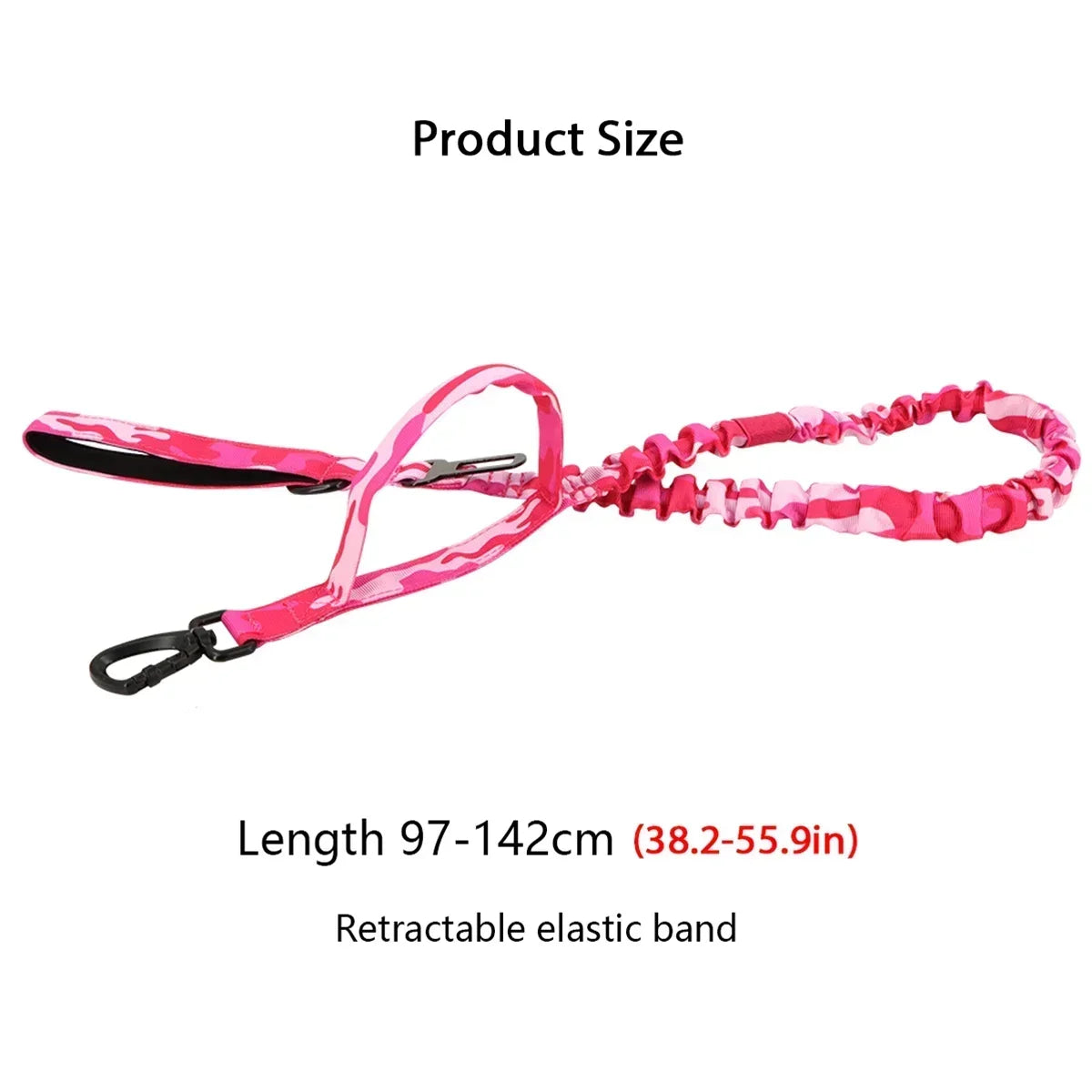 Arnés Táctico Rosa con Asa y Bolsillos para Perro