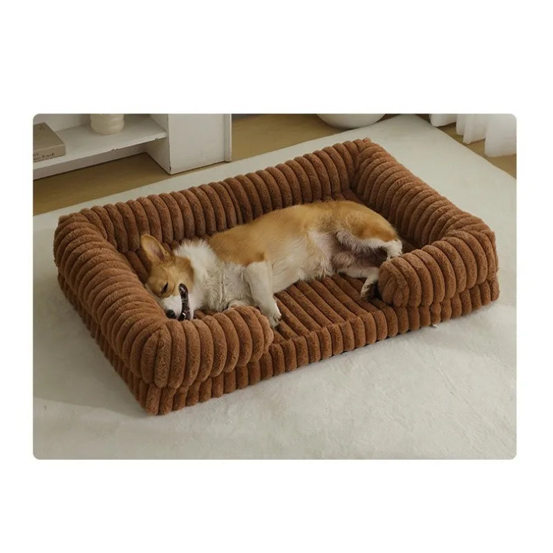 Cama ortopédica para perros color Café
