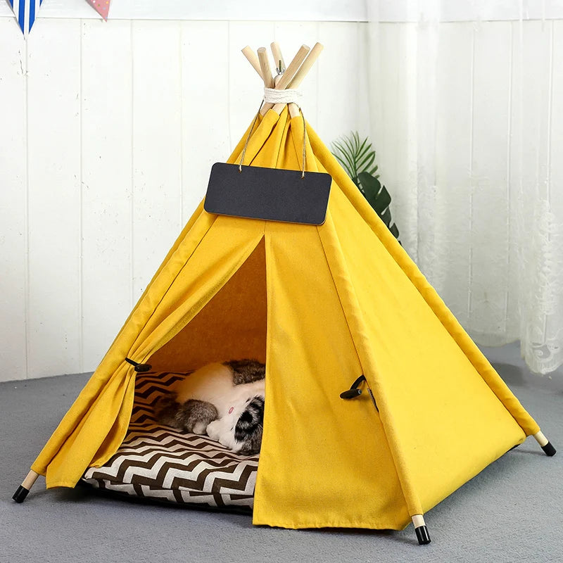 Tienda Tipi de Madera para Mascotas: El Refugio de Estilo