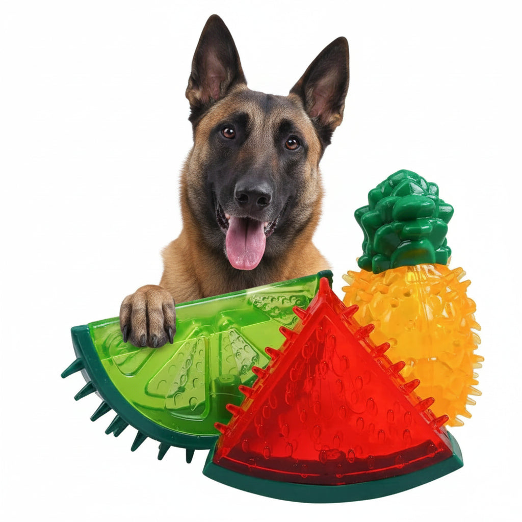 Juguetes Congelables con Forma de Fruta para Cachorros