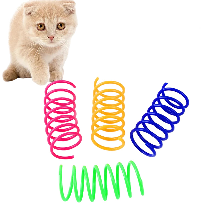 Juguetes de Resortes para Gatos – Coloridos, Resistentes y Súper Divertidos