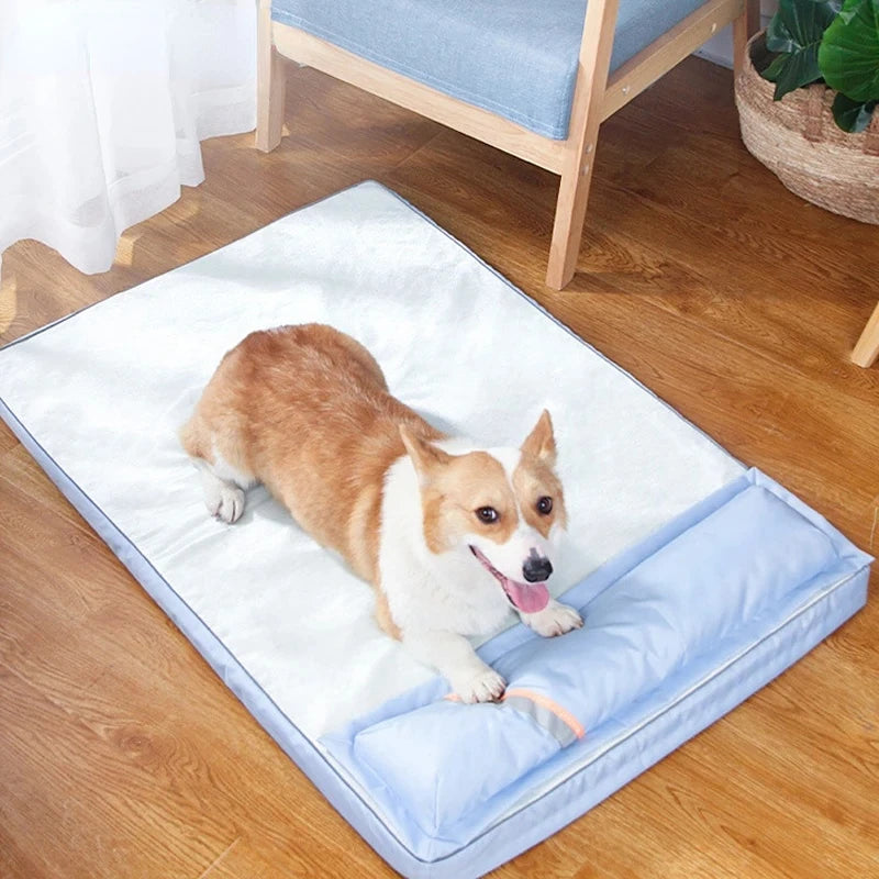 Cama Ortopédica Refrescante con Cojín para Mascotas