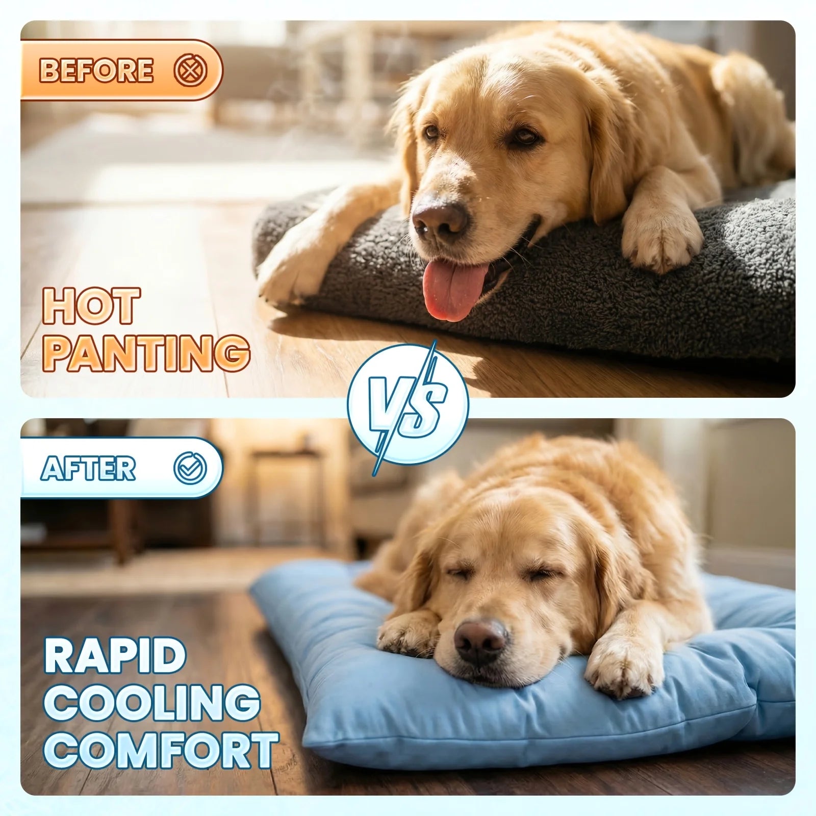 Cama Sofá Extra Grande Refrescante para Perros