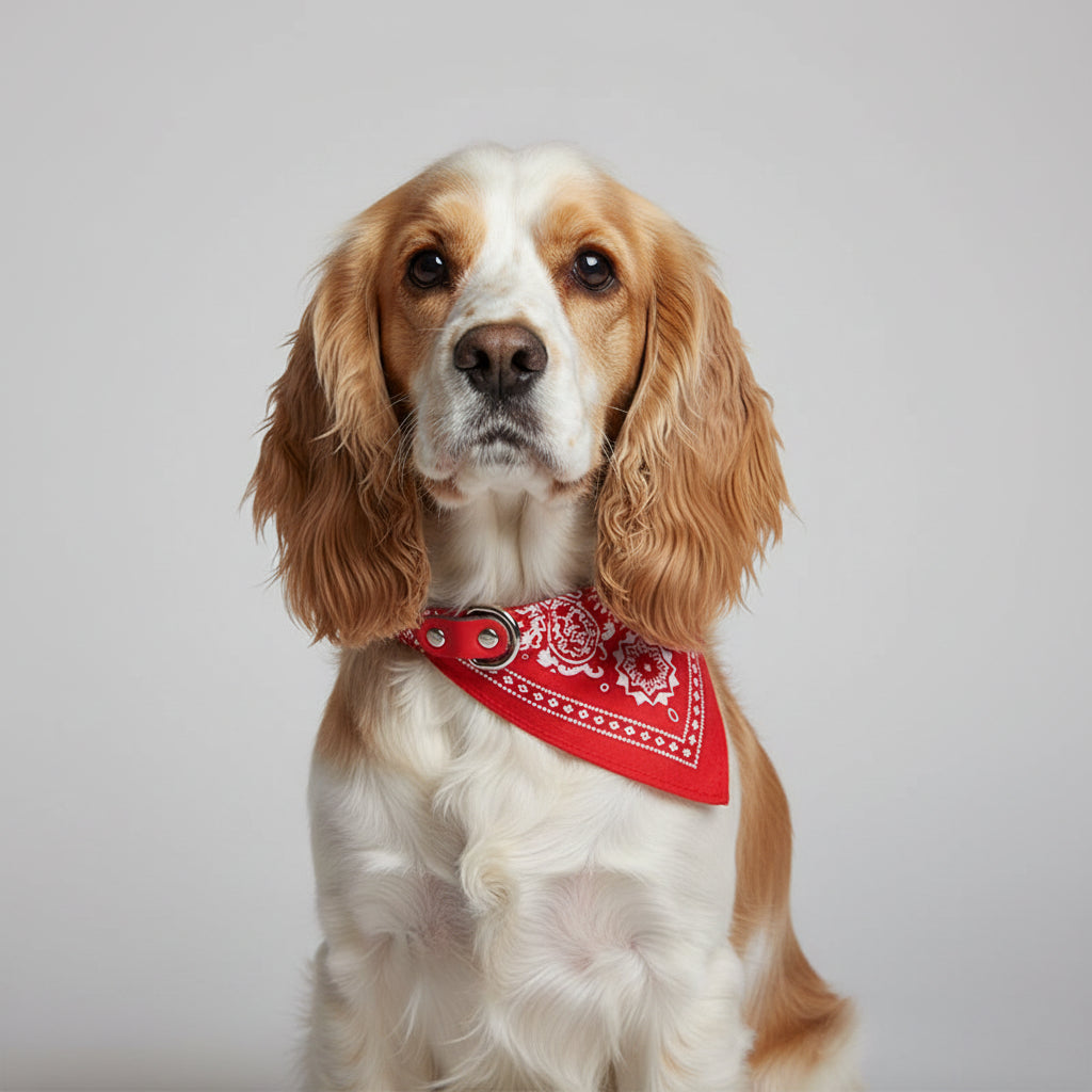 Collar Ajustable con Pañuelo para Perros y Gatos