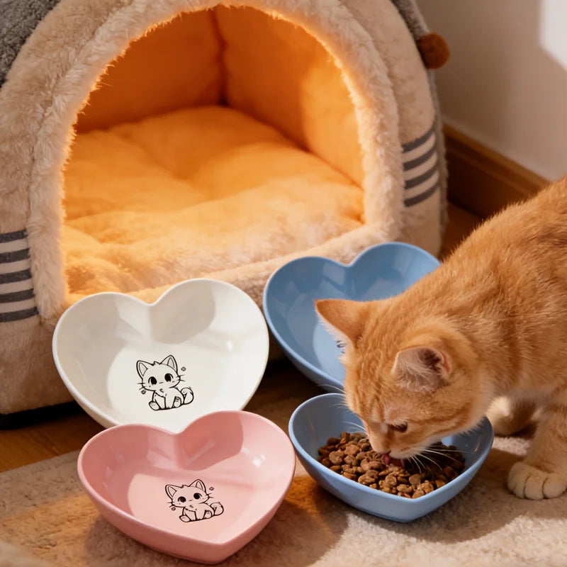 Set de 3 Comederos Planos para Gatos