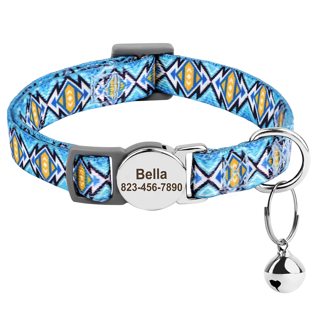 Collar para Perros y Gatos con Rombos