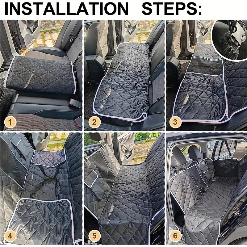 Funda Protectora Impermeable para Asiento Trasero de Coche