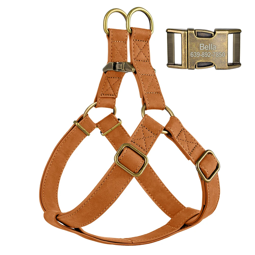 Arnés de Cuero Premium Personalizado - Colección Soft Claros