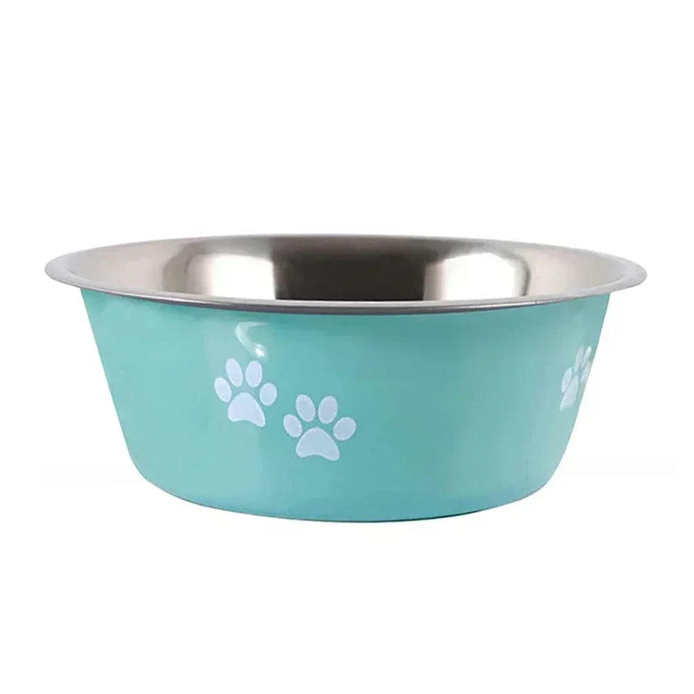 Comedero de Acero Inoxidable Antideslizante para Perros